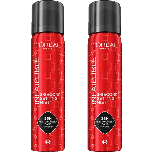 Setting Spray Infaillible: 3-Second Setting Mist Doppelpack
