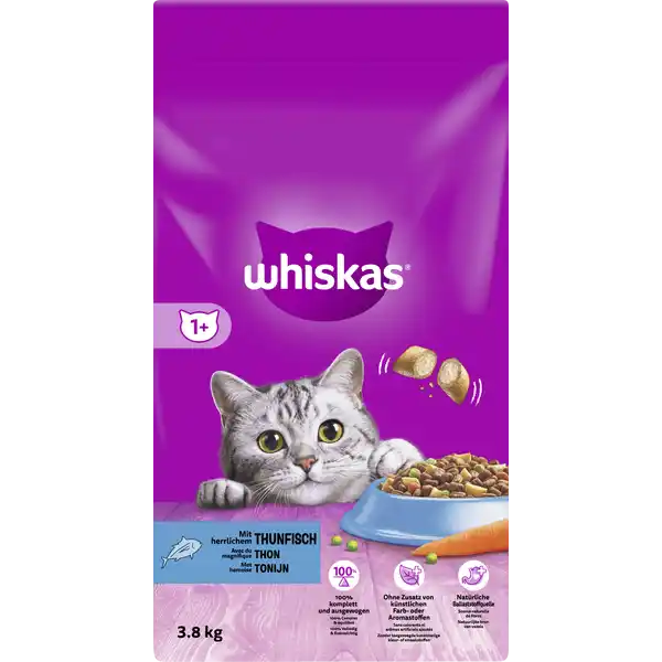 1+ mit Thunfisch Trockenfutter