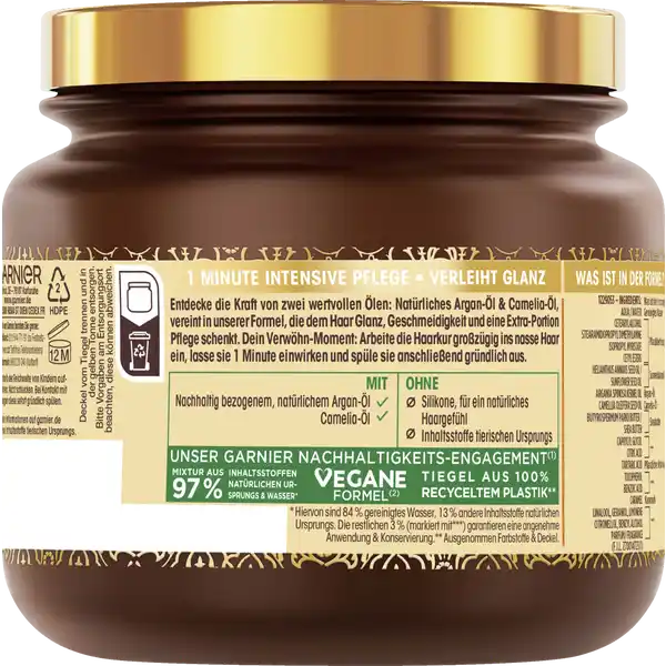 1-Minute Haarkur Argan & Camelia-Öl