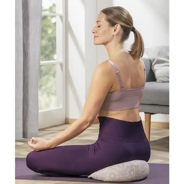 Yoga-Halbmondkissen