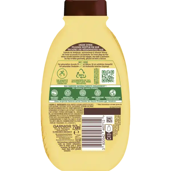 Shampoo Avocado-Öl & Sheabutter Sehr Trockenes & Frizzy Haar