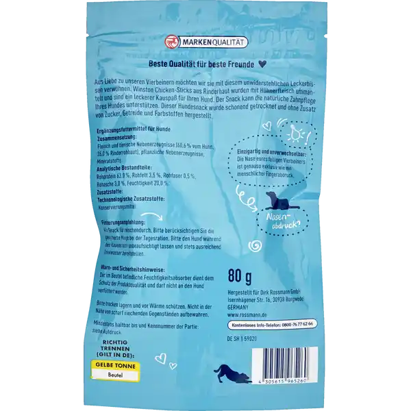 Chicken Sticks reich an Huhn