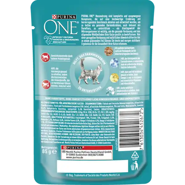 ONE Sterilcat zarte Stückchen in Sauce mit Lachs & Karotten