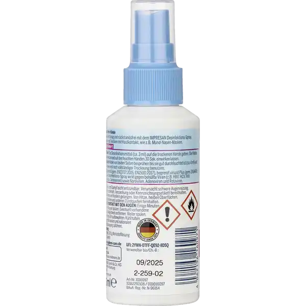 Desinfektion Hand-Spray