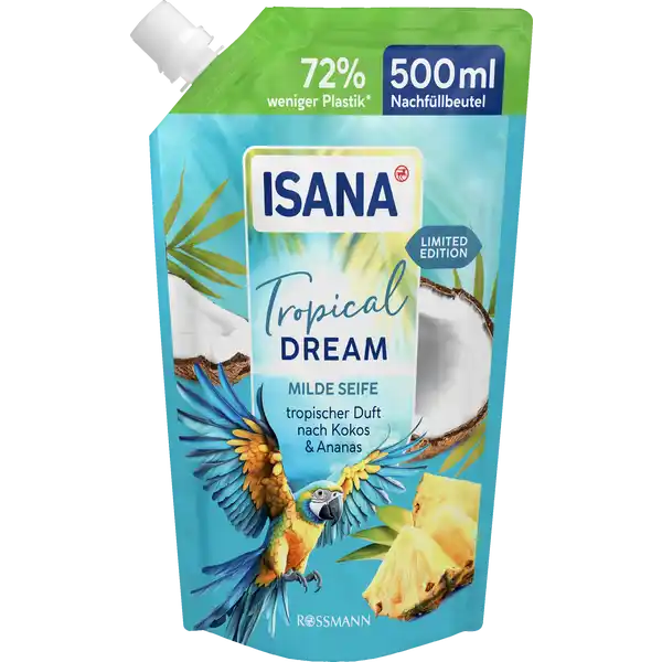 Milde Seife Tropical Dream Nachfüllbeutel