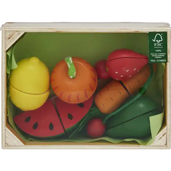 HOLZKISTE FRÜHSTÜCK