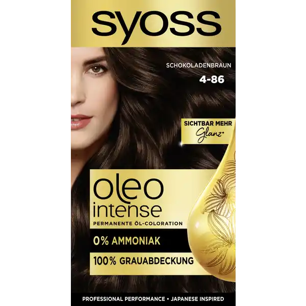 Professional Performance Oleo Intense Permanente Öl-Coloration 4-86 Schokoladenbraun