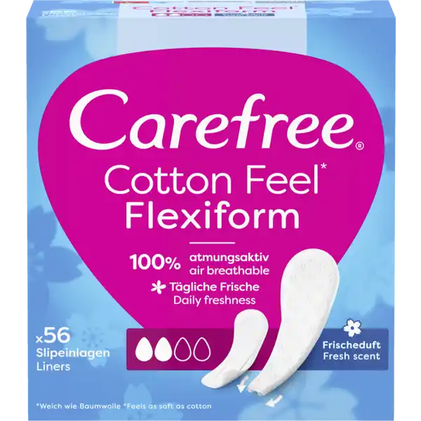 Slipeinlagen Cotton Feel Flexiform Frischeduft