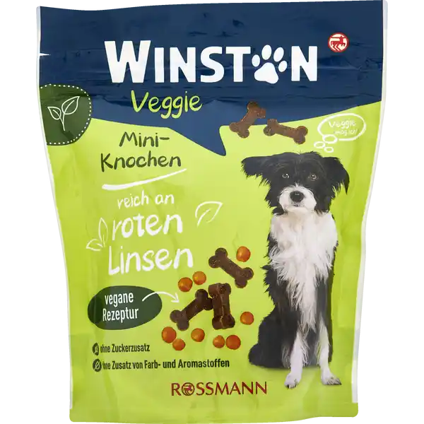 Veggie Mini Knochen reich an roten Linsen