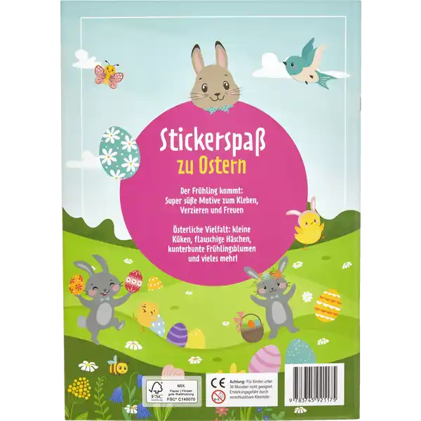 Mein buntes Frühlingsstickerbuch