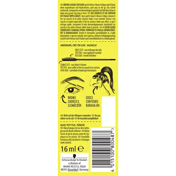 2in1 Stylinggel Kleber 4 Brows & Edges