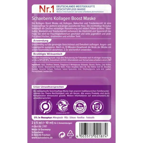 Kollagen Boost Maske