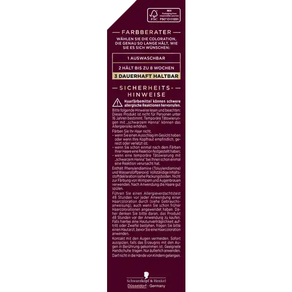 Intensiv Creme Coloration 678 Rubinrot