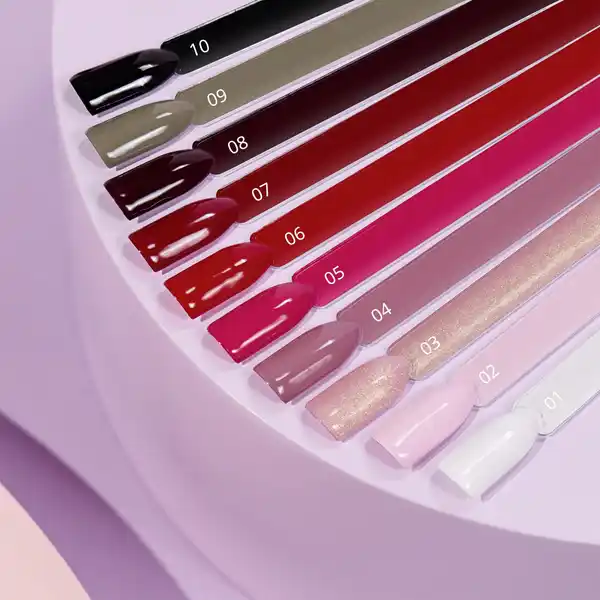 UV GEL NAIL polish 01 WHITE all night