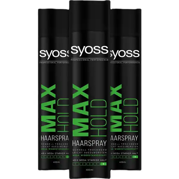 Max Hold Haarspray 3er Vorteilsset