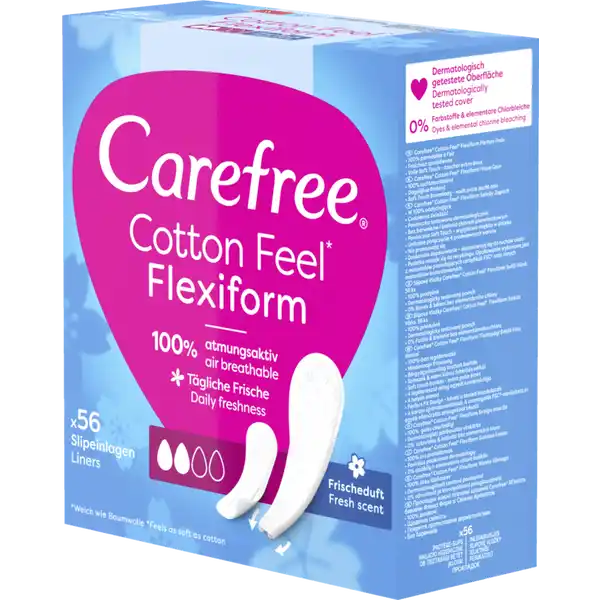 Slipeinlagen Cotton Feel Flexiform Frischeduft