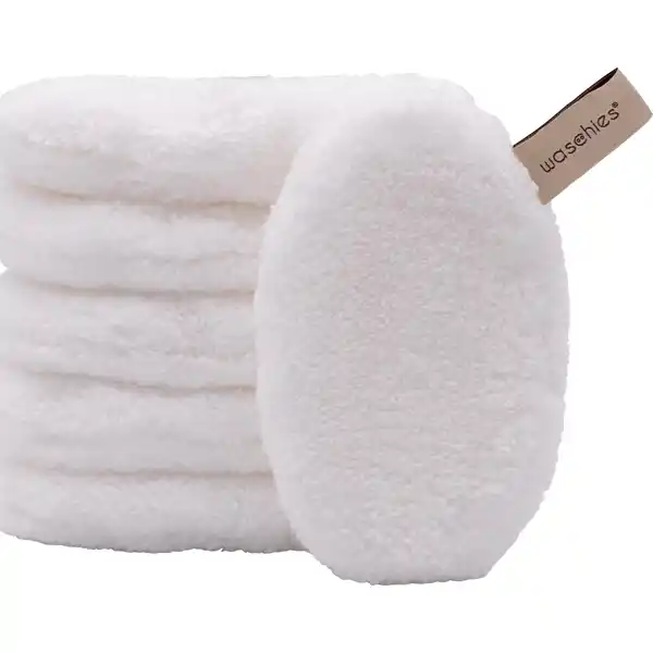 6er Set Abschminkpads weiß