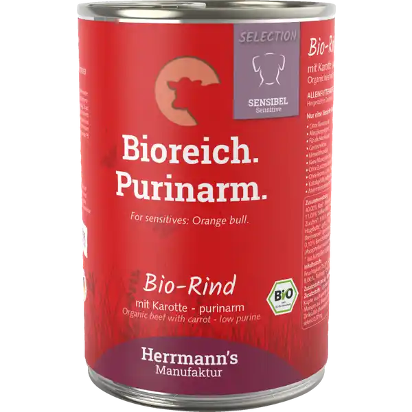 Hundenassfutter Selection Sensible Bio Rind mit Karotten