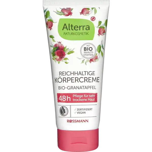 Reichhaltige Körpercreme Bio-Granatapfel & Bio-Sheabutter
