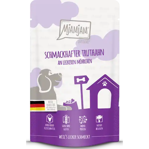 Quetschie - schmackhafter Truthahn an leckeren Möhrchen