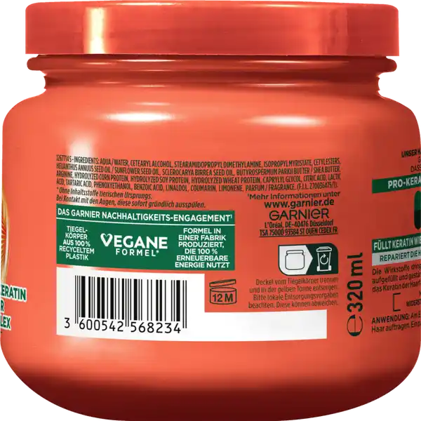 Schadenlöscher Pro-Keratin Hair Bomb Maske