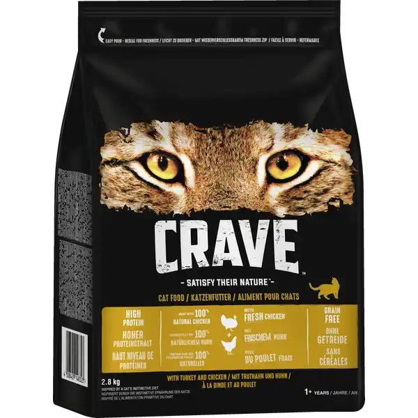 Adult Trockenfutter mit Truthahn & Huhn