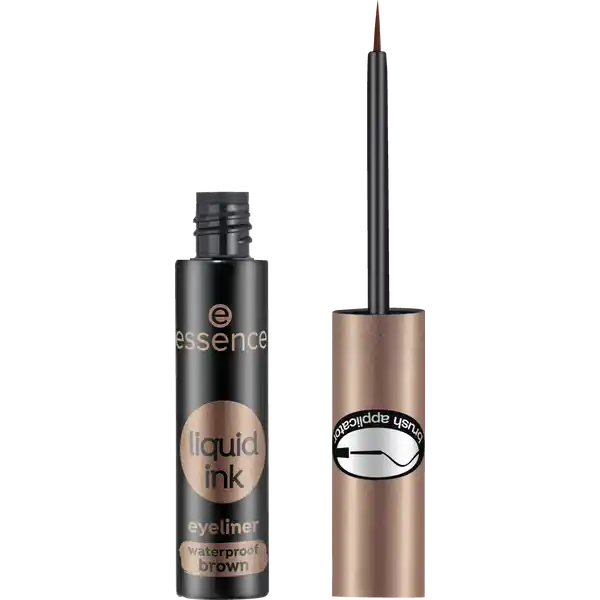 liquid ink eyeliner waterproof brown 02
