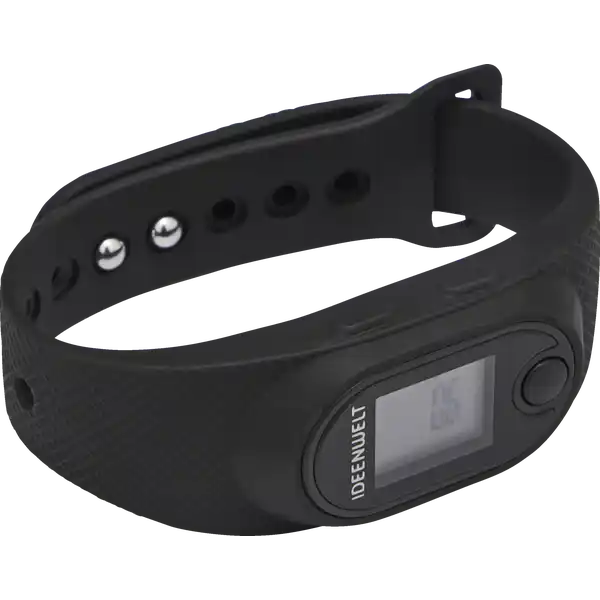 Schrittzähler mit Armband schwarz
