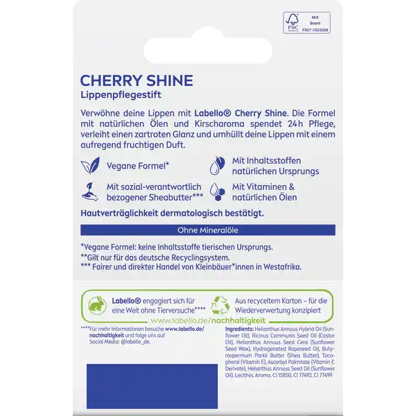 Lippenpflegestift Cherry Shine