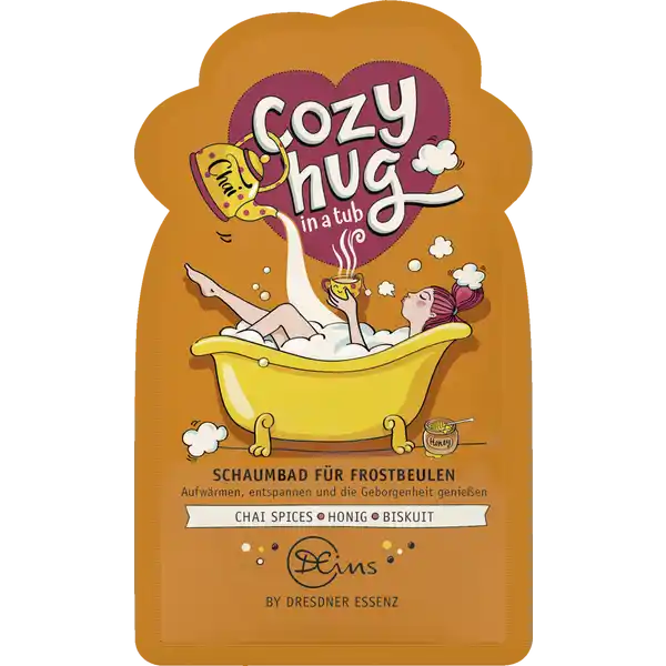Cozy hug in a tub Schaumbad Chai Spices