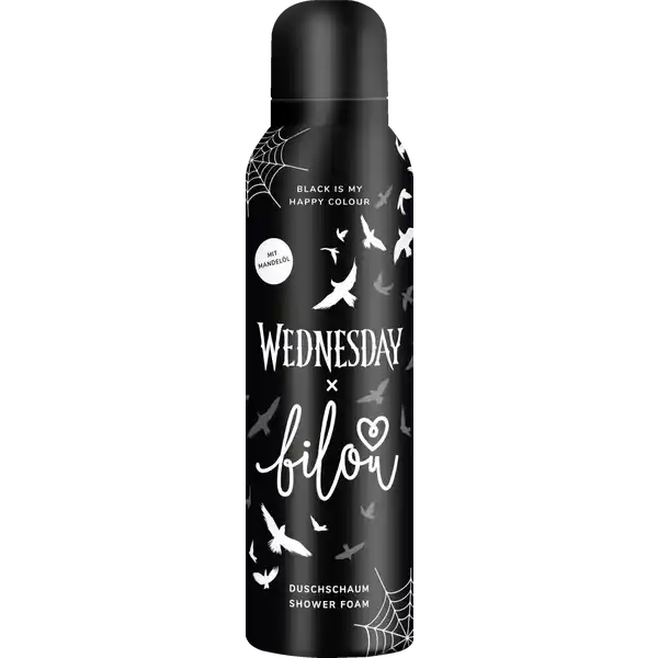 Duschschaum Wednesday Black Is My Happy Colour