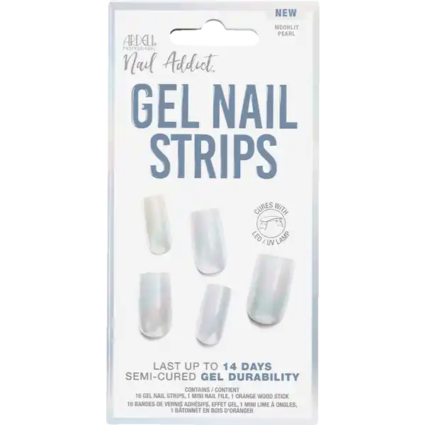 Nail Addict Gel Nail Strips Moonlit Pearl