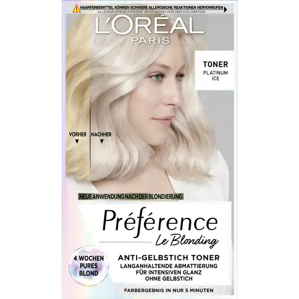 Préférence Le Blonding Toner 01 Platinum Ice
