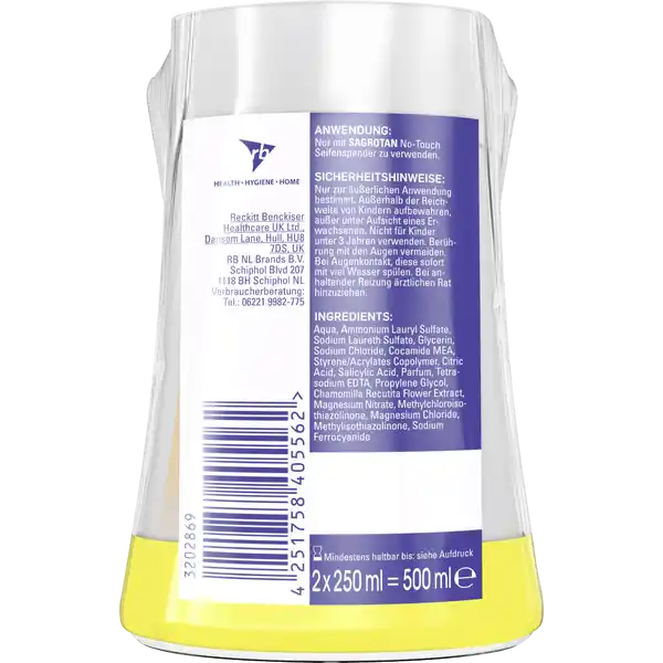 No-Touch Nachfüller Duo Flüssige Handseife Lotusblüte & Kamillenöl