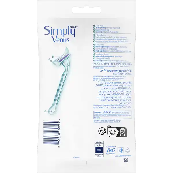 Simply Venus Einwegrasierer Value Pack
