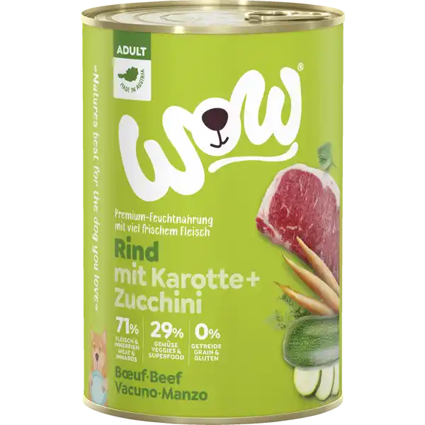 Adult Rind mit Karotte + Zucchini