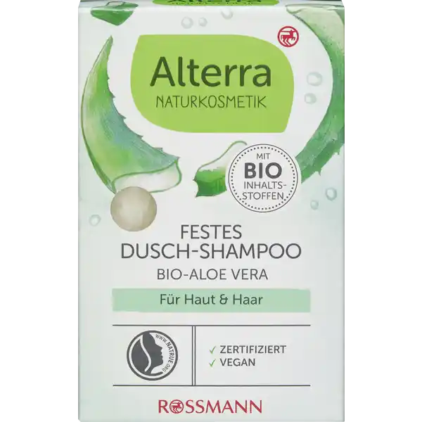 Festes Dusch-Shampoo für Haut & Haar
