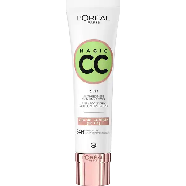 CC Gesichtscreme 5in1 Teint Optimierer Anti-Rötungen Feuchtigkeitsspendend LSF 20
