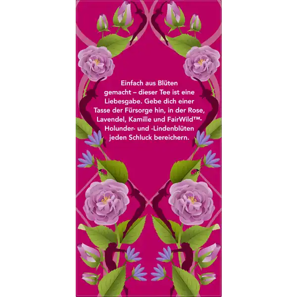 Bio-Kräutertee Love, mit Rose, Kamille und Lavendel