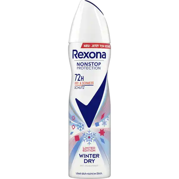 Rexona Nonstop Protection Deospray Anti-Transpirant Winter Dry Limited Edition 150 ml