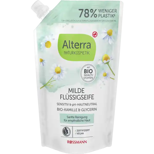 Milde Flüssigseife Bio-Kamille Nachfüllbeutel
