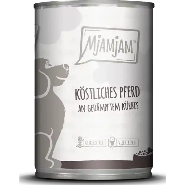 Köstliches Pferd an gedämpften Kürbis 400g