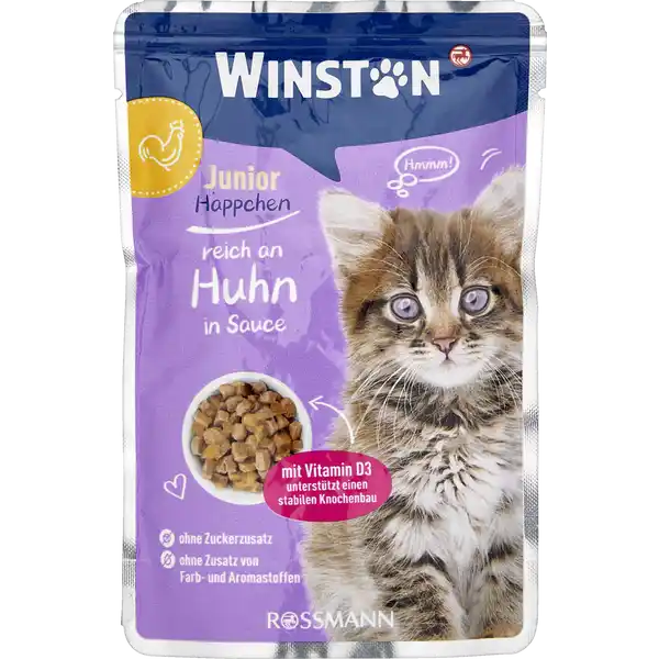 Junior Mahlzeit reich an Huhn in Sauce