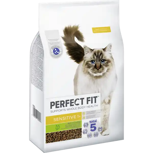 Katze Trockenfutter Sensitive 1+ mit Truthahn