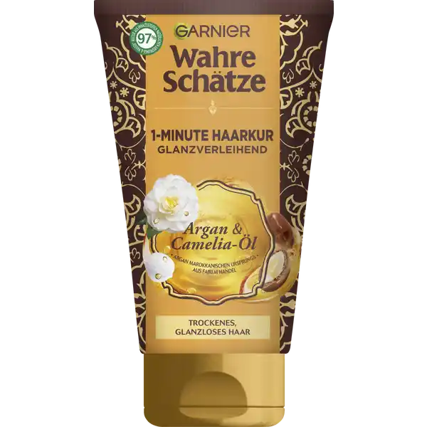 1-Minute Haarkur Glanzverleihend Argan- & Cameliaöl