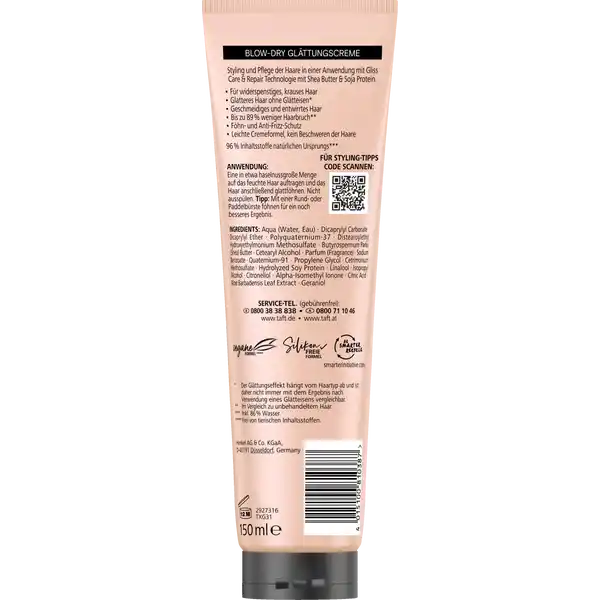 Gliss Glättungscreme Sleeky Smooth