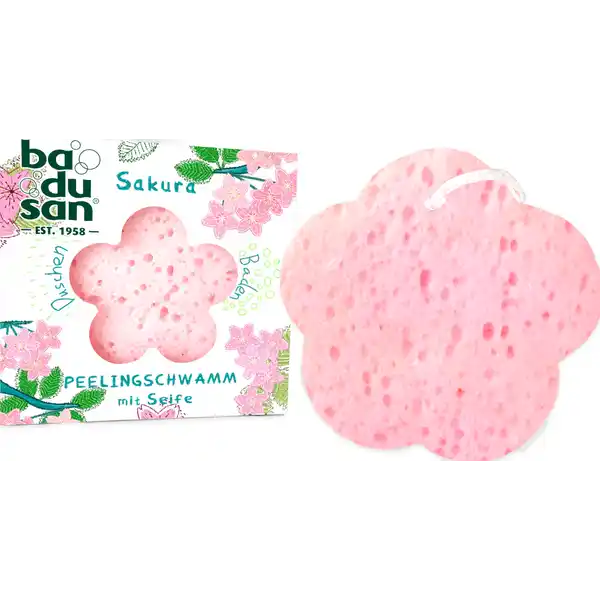 Peelingschwamm Sakura