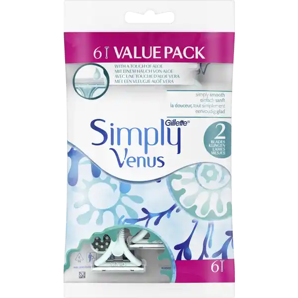 Simply Venus Einwegrasierer Value Pack