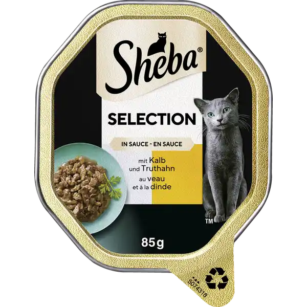 Selection in Sauce mit Kalb & Truthahn in Sauce