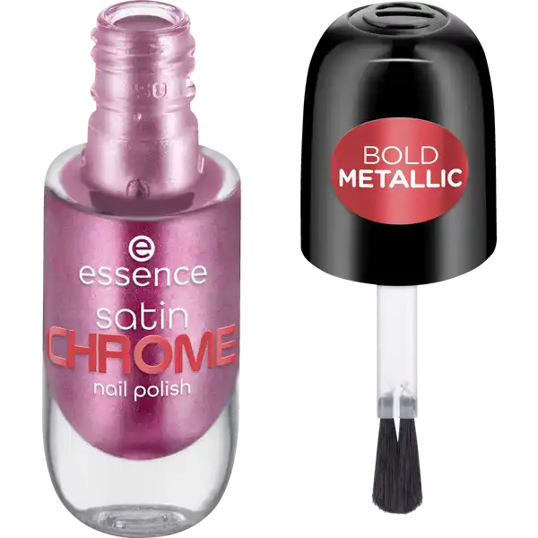 satin CHROME nail polish 03 Meta Maroon
